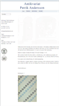 Mobile Screenshot of patrikandersson.net